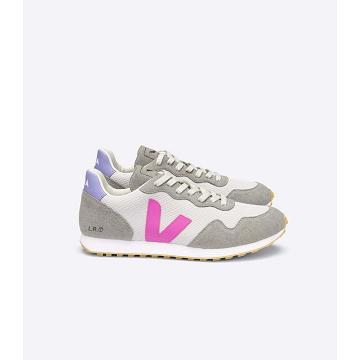 Women's Veja SDU REC ALVEOMESH Running Shoes White/Grey | SG 434XYU